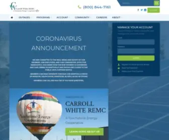 Cwremc.com(Carroll White REMC) Screenshot