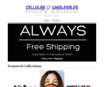 Cwretailsales.com(CellularWholesales, Inc) Screenshot