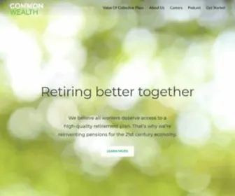 Cwretirement.com(Common Wealth) Screenshot