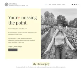 Cwriting.com(Freelance Writer & Content Marketing Consultant) Screenshot