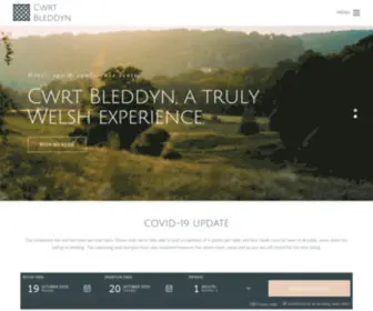 CWRTbleddyn.co.uk(Cwrt Bleddyn Hotel Wales) Screenshot