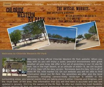 CWRVP.com(CHLORIDE WESTERN RV PARKCHLORIDE WESTERN RV PARK) Screenshot