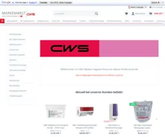 CWS-Hygiene.shop(Direktkauf im grossen CWS) Screenshot