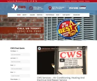 CWS-Services.com(AC Repair Killeen CWS Services) Screenshot