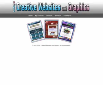 Cwsag.com(Creative Websites and Graphics) Screenshot