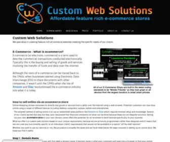 CWS.co.uk(Custom Web Solutions) Screenshot