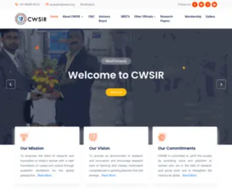 Cwsir.org(CWSIR) Screenshot