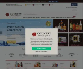 CWspirits.com(Online liquor sales with best price guarantee) Screenshot