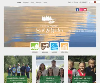CWSWCD.org(Crow Wing Soil and Water Conservation) Screenshot