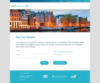 CWtvacationclub.com(CWT Vacations) Screenshot