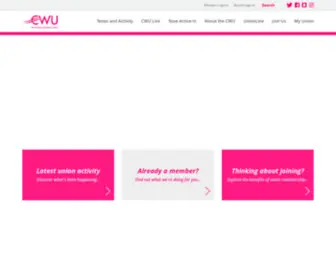 Cwu.org(CWU: Home) Screenshot