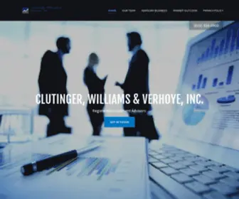 Cwvinvestmentadvisors.com(Clutinger, Williams & Verhoye, Inc) Screenshot