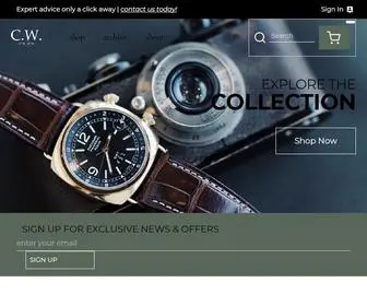 CWWatchshop.com(Fine Wrist Watches) Screenshot