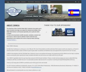 CWwca.org(Assist, promote, encourage, and support the Water Well Industry) Screenshot