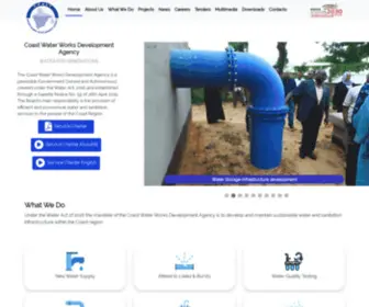 CWwda.go.ke(Coast Water Works Development Agency) Screenshot