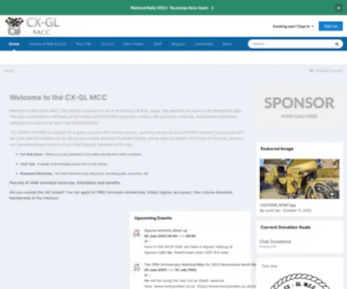 CX-GL.org.uk(CX-GL MCC UK) Screenshot