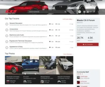 CX3Forum.com(Mazda CX) Screenshot