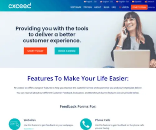 Cxceed.com(Cxceed Quality Assurance Software) Screenshot