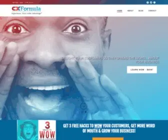 Cxformula.com(Customer Experience Formula) Screenshot