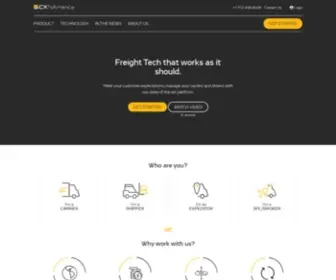 Cxnamerica.com(Freight Management Technology) Screenshot