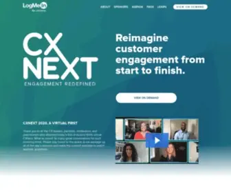 Cxnext.com(Reimagine Customer Engagement from Start to Finish) Screenshot