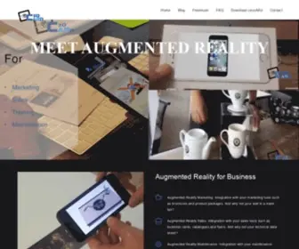 Cxocard.com(Cloud Based Augmented Reality Platform for your Business) Screenshot