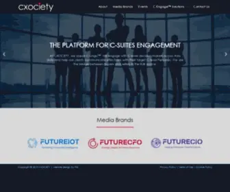 Cxociety.com(THE PLATFORM FOR C) Screenshot