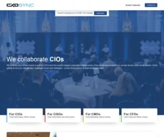 Cxosync.com(CXO Events) Screenshot