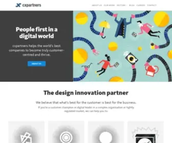 Cxpartners.co.uk(Experience design consultancy) Screenshot