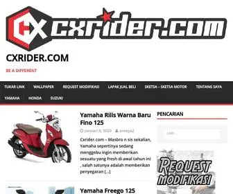 Cxrider.com(Be a different) Screenshot