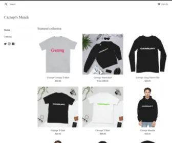 CXrrupt.com(Cxrrupt's Merch) Screenshot