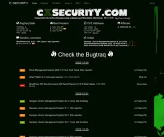 Cxsecurity.com(Free Security List) Screenshot