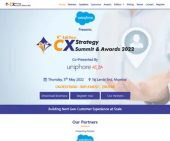 CXStrategy.in(10th & 11th Edition CX Strategy Summit & Awards 2022) Screenshot