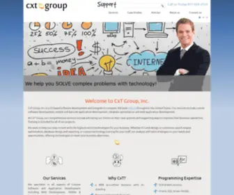CXTgroup.com(Custom Software Development Company Michigan) Screenshot