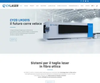 CY-Laser.com(CY-Laser Sistemi Taglio Laser in Fibra Ottica) Screenshot