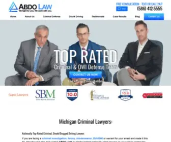 Cyabdolaw.com(Macomb County Criminal Lawyer) Screenshot