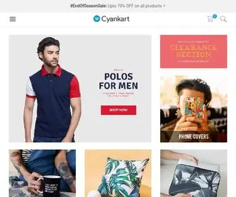 Cyankart.com(Buy Cool T) Screenshot