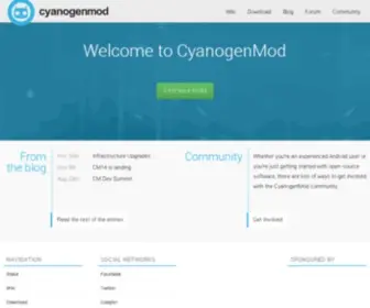 Cyanogenmod.org(Custom android rom) Screenshot