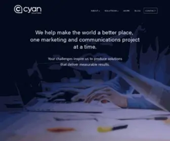 Cyansolutions.com(Ottawa Marketing Agency) Screenshot