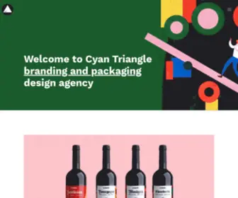 Cyantriangle.com(Branding and Packaging Design Agency) Screenshot
