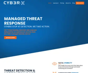 CYB3R-X.com(EDR Managed Threat Response) Screenshot