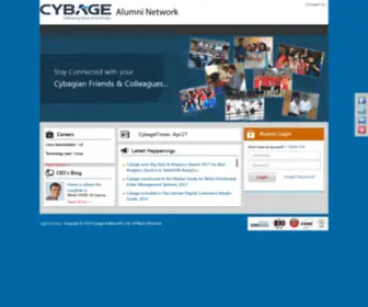 Cybagealumni.com(Cybagealumni) Screenshot