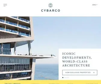 Cybarco.com(Cybarco is Cyprus' leading luxury property developer with exclusive beachfront properties) Screenshot