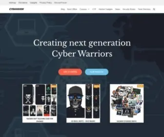 Cybarrior.com(Become a Hacker) Screenshot