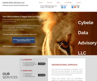 Cybele-Data.com(Cybele Data Advisory) Screenshot