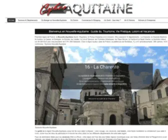 Cyber-Aquitaine.com(Le guide le plus complet sur la Nouvelle) Screenshot