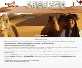 Cyber-Berbere.com(Ecotourisme au Maroc) Screenshot