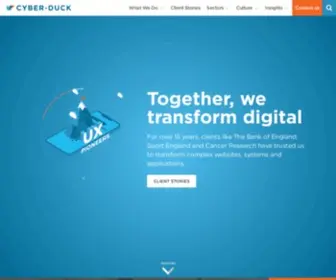 Cyber-Duck.co.uk(London Web Design) Screenshot