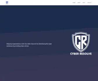 Cyber-Resolve.com(Helping Organizations with Cyber Security) Screenshot