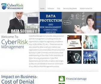 Cyber-RiskmGT.com(CyberRisk Management) Screenshot